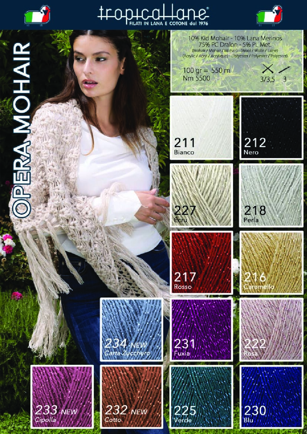 Opera Mohair Tropical Lane 232