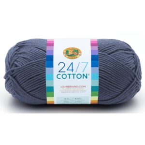 Lion Brand 24/7 cotton 108 Denim