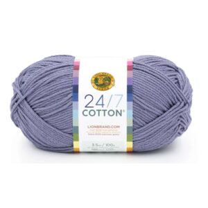 Lion Brand 24/7 cotton 109 Blue grey