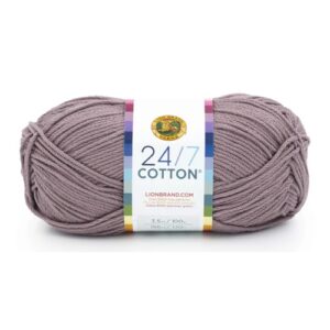 Lion Brand 24/7 cotton 141 Vintage lilac